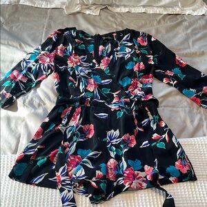 Yumi Kim Black Floral Romper